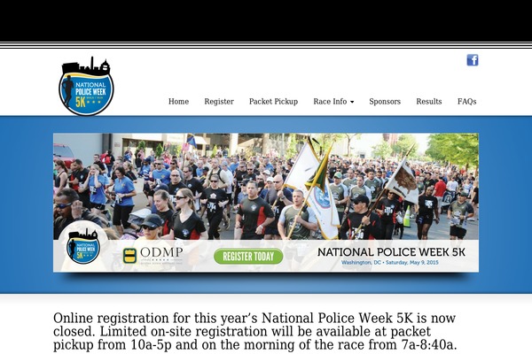 nationalpoliceweek5k.com site used Striking
