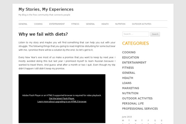 Tiny Forge theme site design template sample