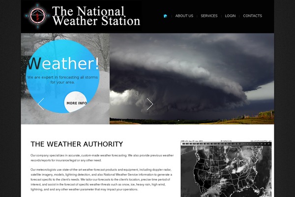 nationalweatherstation.com site used Theme1463
