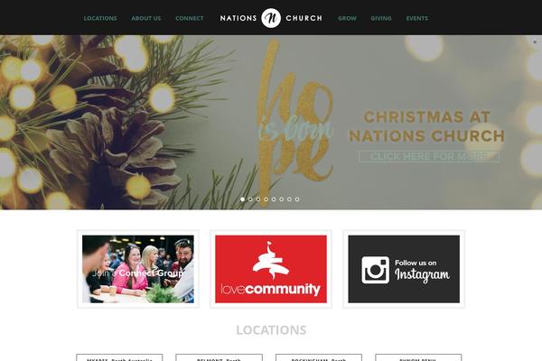 nationschurch WordPress theme, websites list used nationschurch theme nationschurch theme websites examples