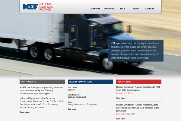 nationsequipmentfinance.com site used Nef