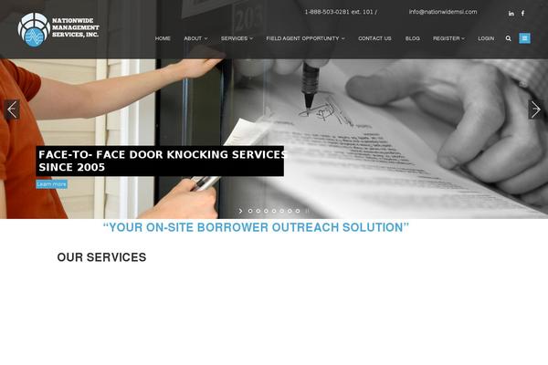 Onyx theme site design template sample