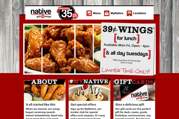 Site using Foodpress-single-menu plugin