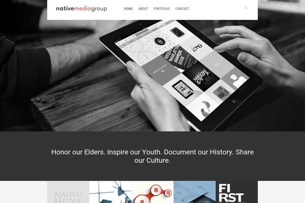 Bloq theme site design template sample