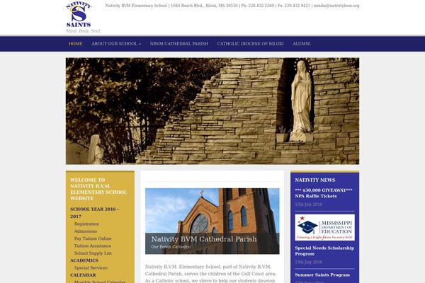 Site using Alfie WP Weather plugin