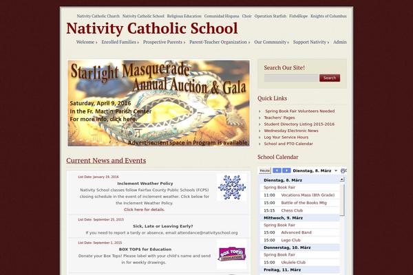 Ecclesia theme site design template sample