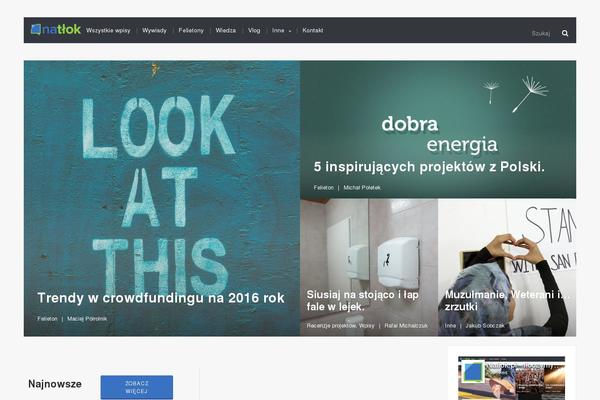 Uberblog theme site design template sample