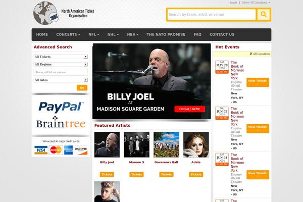 The One Pager theme site design template sample