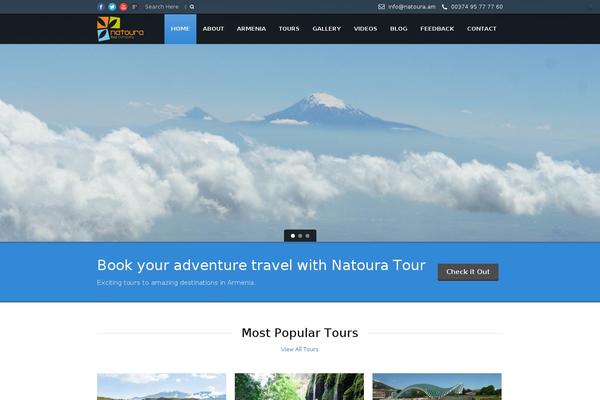 Tour Package V1.02 theme site design template sample