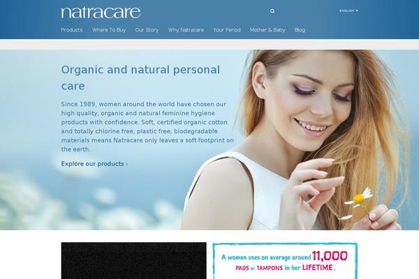 natracare.com site used Natracare