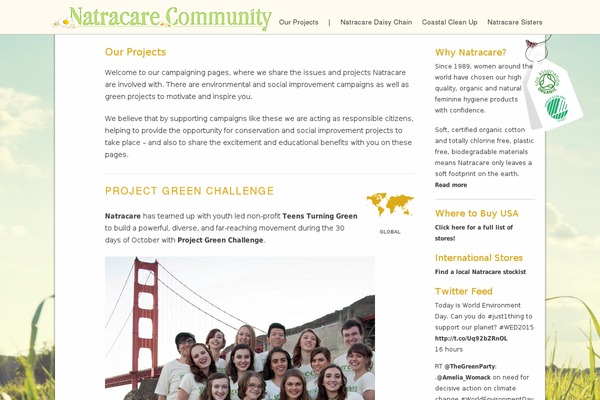 natracare theme websites examples