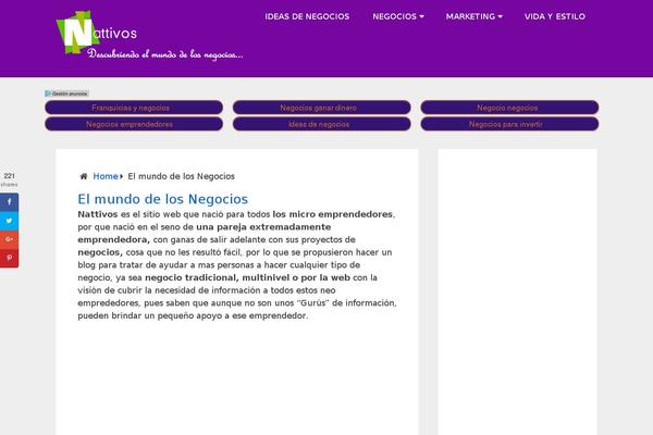 Orbital theme site design template sample
