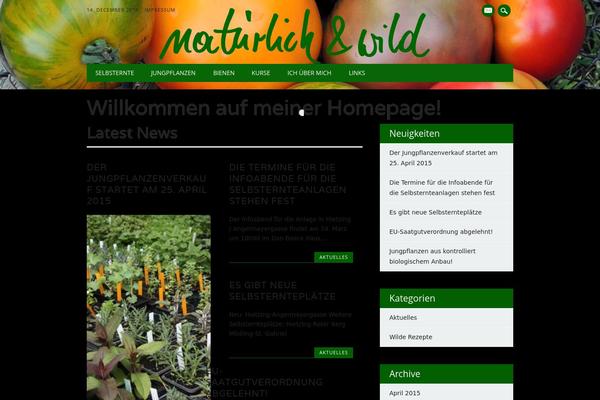 The Newswire theme site design template sample