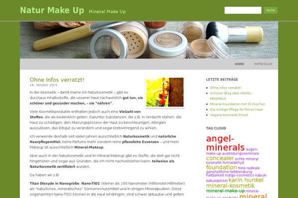 RCG Forest theme site design template sample