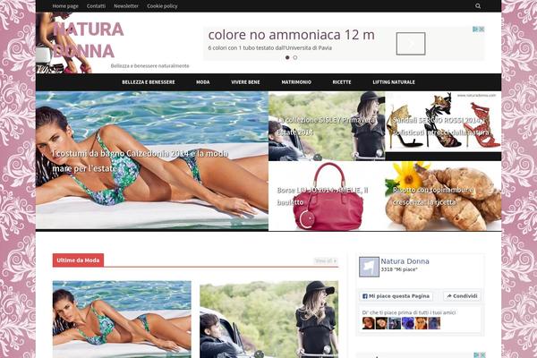 eNews theme site design template sample