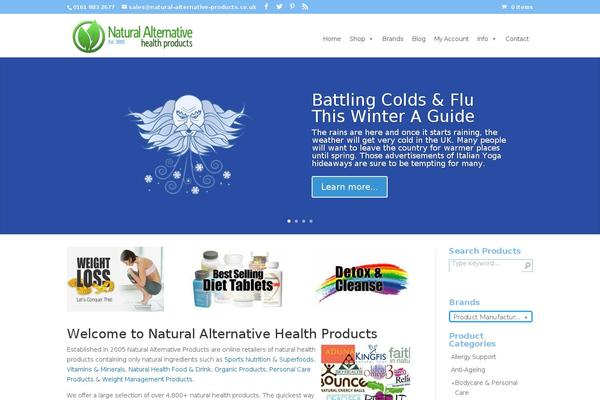 natural-alternative-products.co.uk site used Divi Child