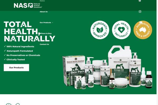 naturalanimalsolutions.com.au site used Nas