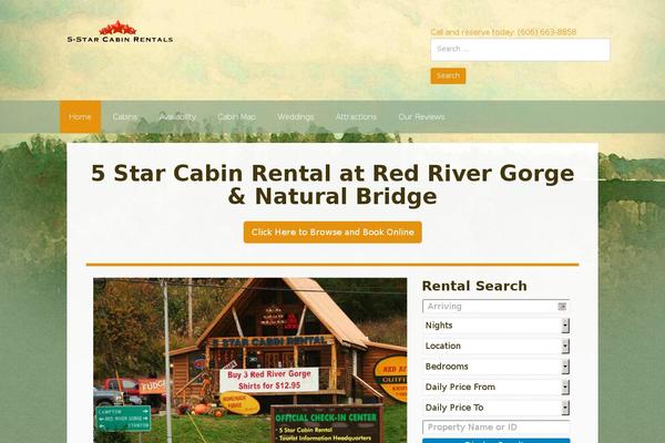naturalbridgecabinrental.com site used Prod