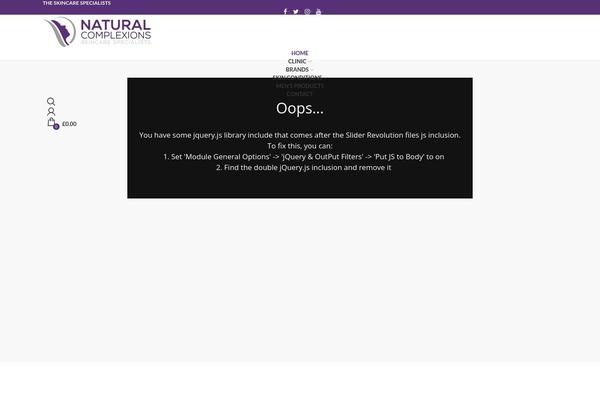 Site using MailChimp for WordPress plugin