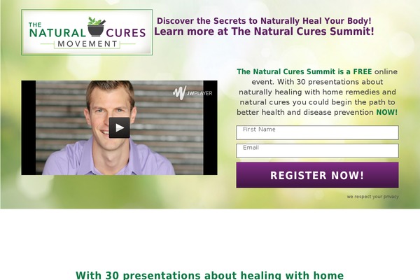 naturalcuressummit.com site used Ig-summit2014