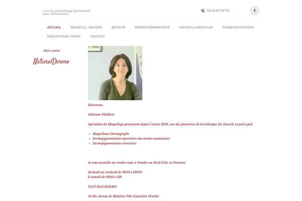 Accalia theme site design template sample