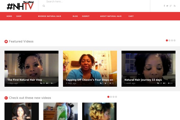 VideoTube theme site design template sample