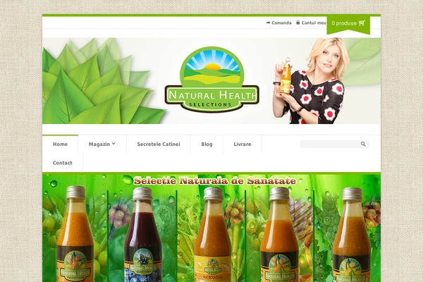 Organic Shop theme site design template sample