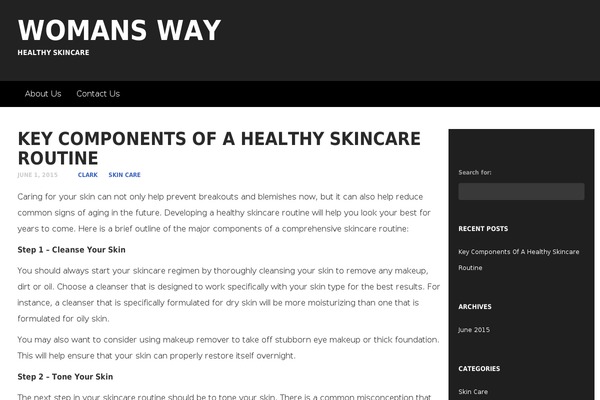 Quark theme site design template sample