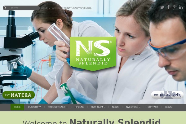 Naturally theme site design template sample