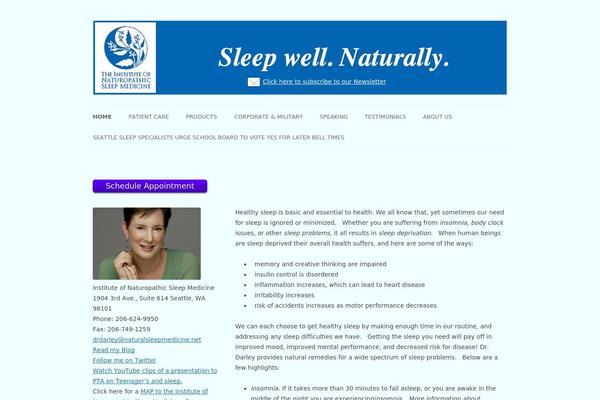 naturalsleepmedicine.net site used Divi-uploaded