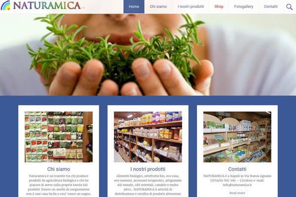 Radiate theme site design template sample