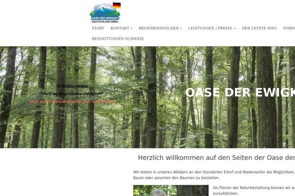 Hestia theme site design template sample