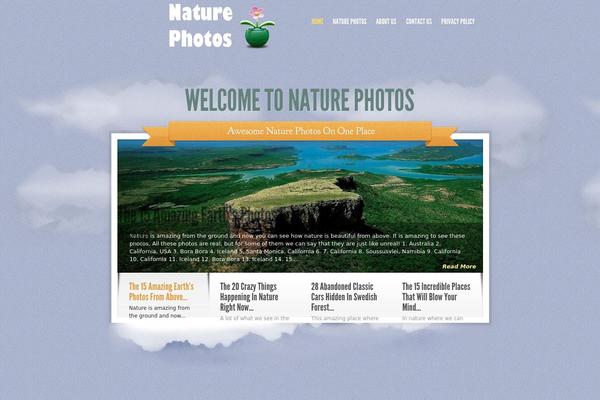 Sky theme site design template sample