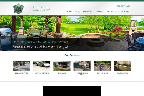 naturegreenpaving.com site used Triggerfish