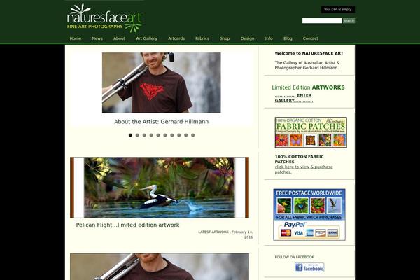 Photoblog theme site design template sample