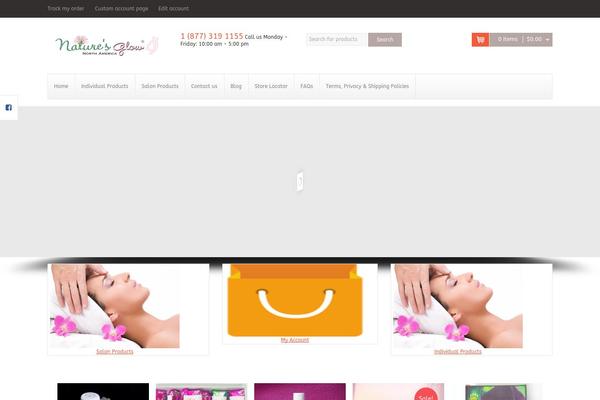 naturesglowherbals.com site used Beautyshop