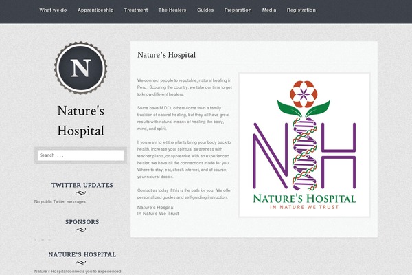 Nomad theme site design template sample