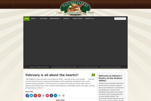 Natural theme site design template sample