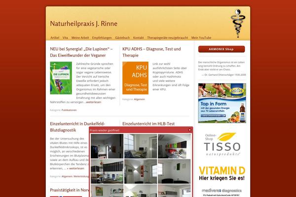 Minimal theme site design template sample