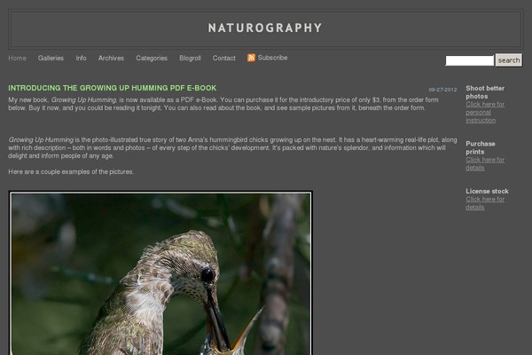 ProPhoto 5 theme site design template sample