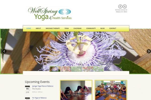 Blessing theme site design template sample