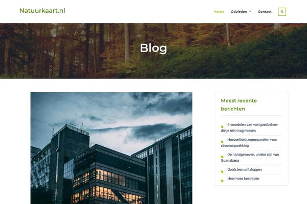 natuurkaart.nl site used Nature Bliss