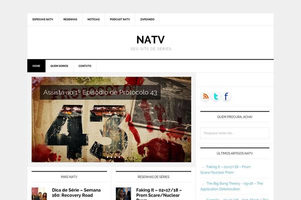 News Pro theme site design template sample