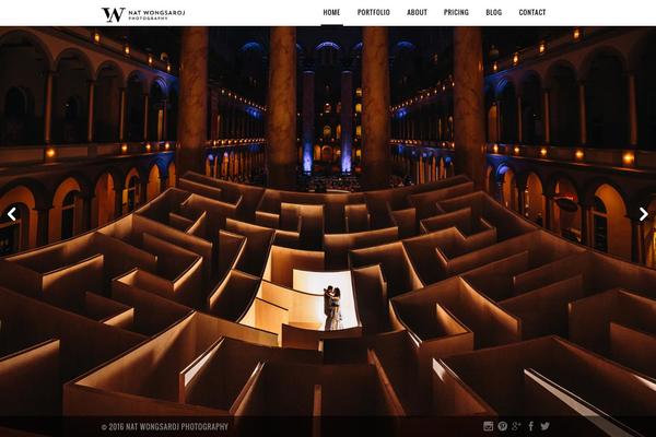 Titan theme site design template sample