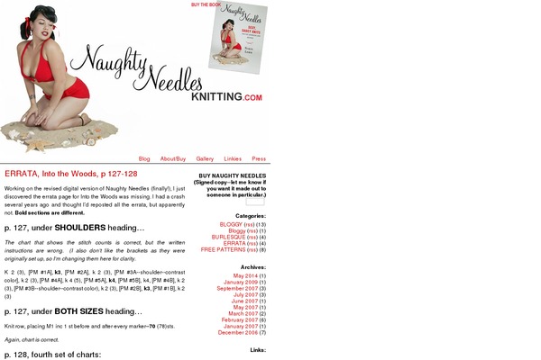 naughtyneedlesknitting.com site used Hiperminimalist