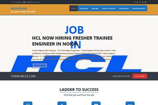 Terrifico theme site design template sample