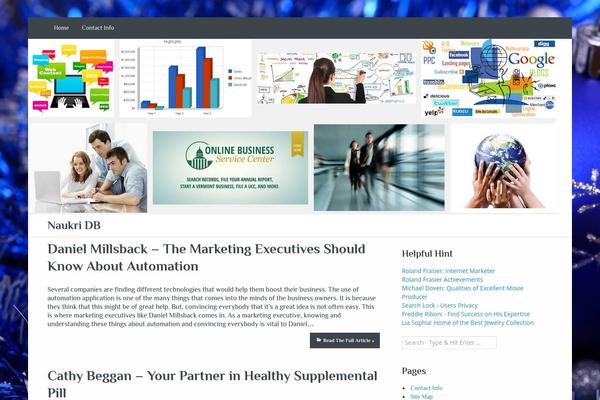 Almasi theme site design template sample