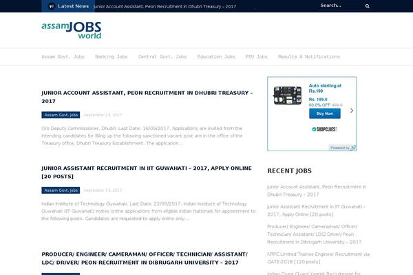 Site using Popularity Posts Widget plugin