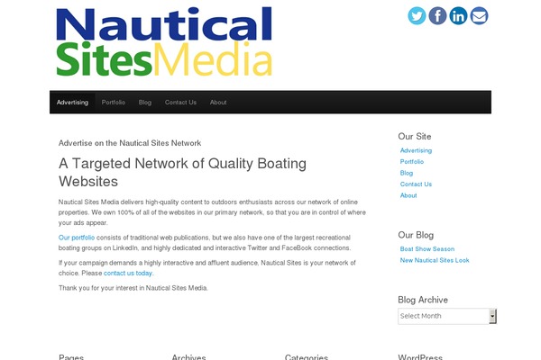 nauticalsites.com site used CyberChimps
