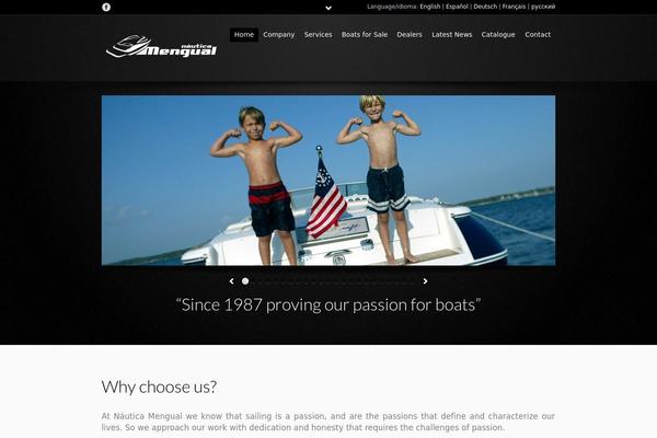 Flare theme site design template sample